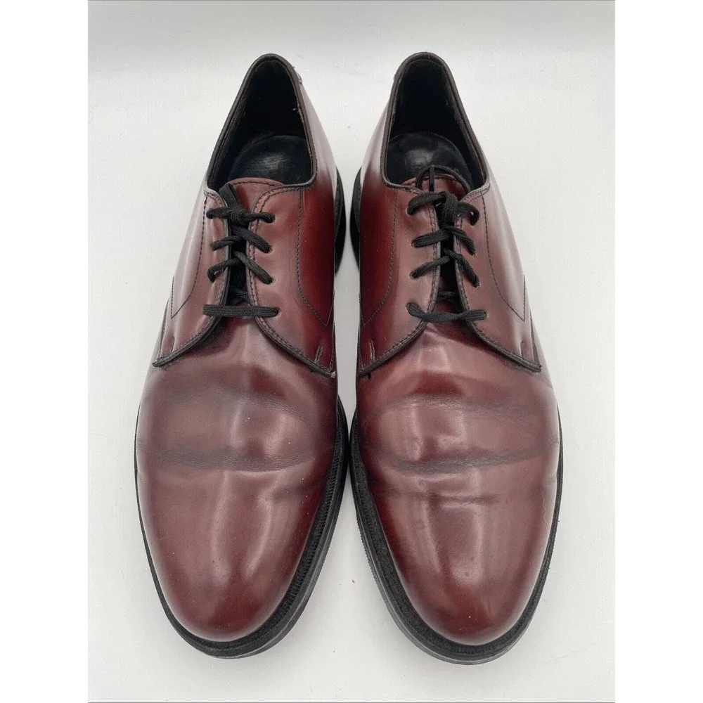ET Wright VTG‎ Mens Sz.9 Oxford Burgundy Leather Dress shoes  display picture 3